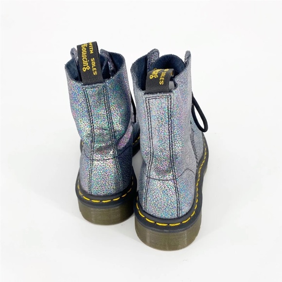 Dr.Marten 1460 Pascaly Iridescent Combat Boots - Picture 3 of 15